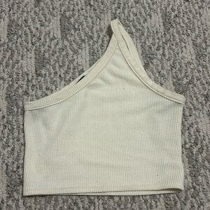 Yellow one shouldered top